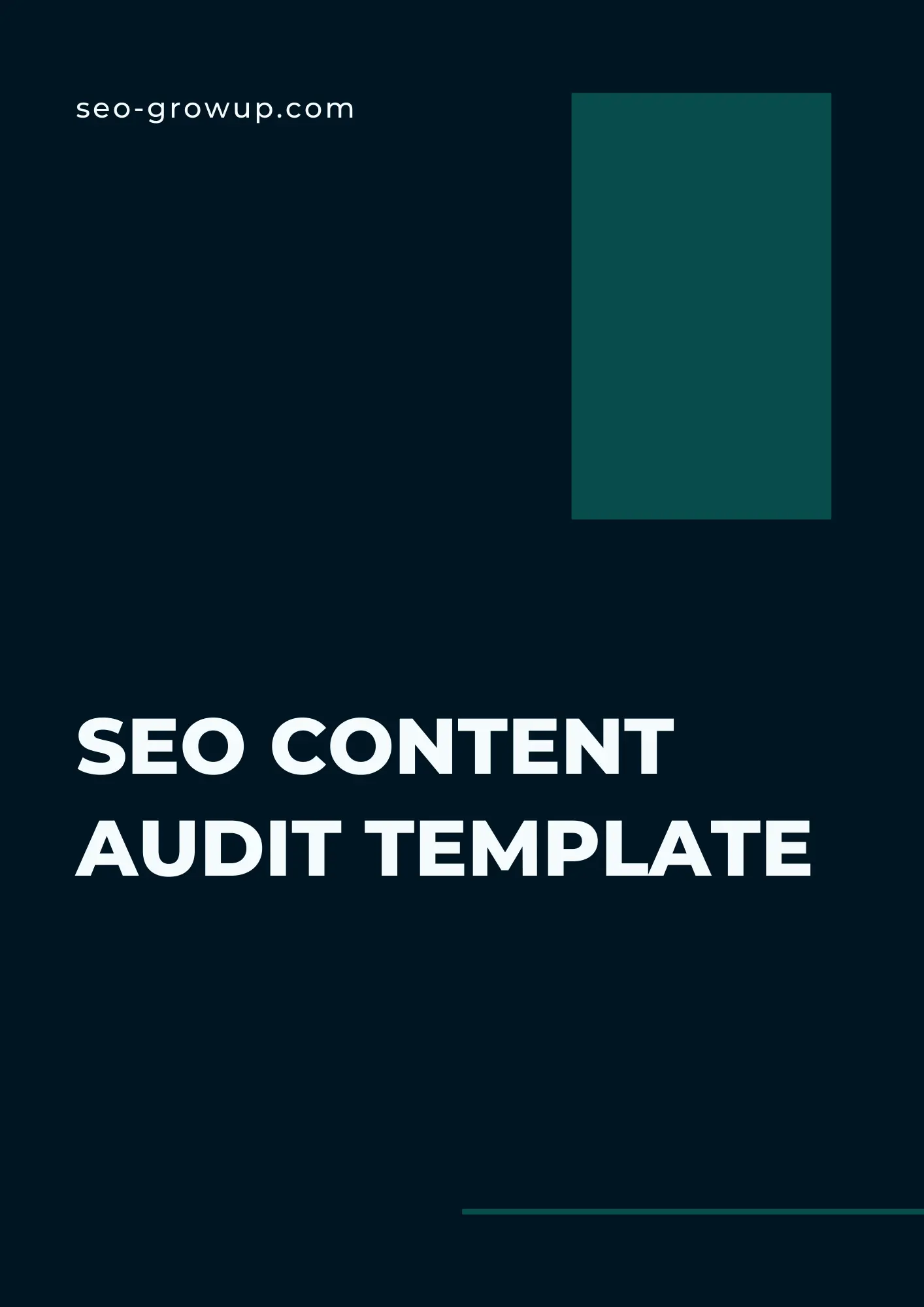 SEO Content Audit Template