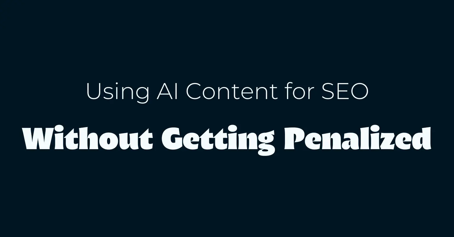 Using AI Content for SEO